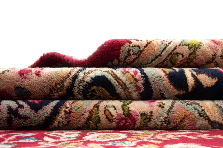 13' 4 x 14' 7 Hand Knotted Kerman Persian Rug