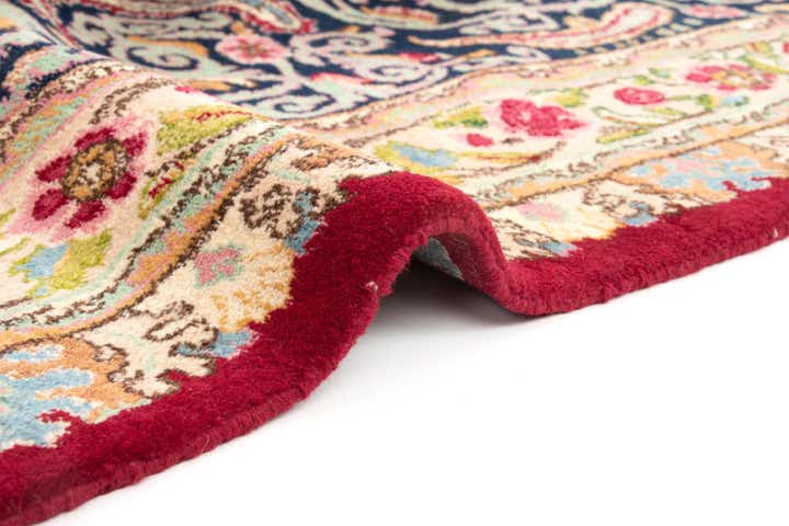 13' 4 x 14' 7 Hand Knotted Kerman Persian Rug