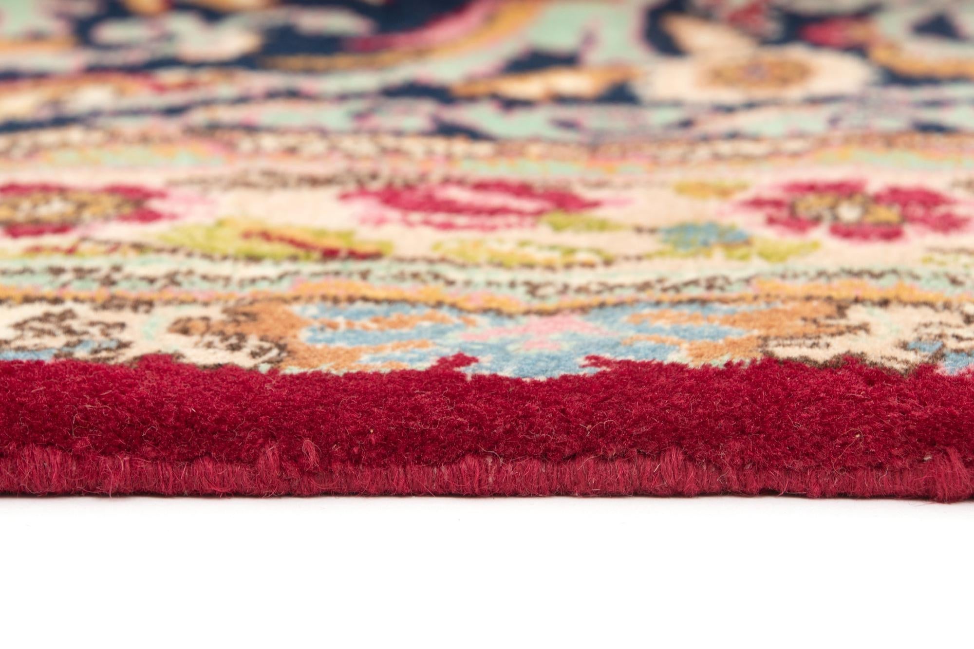 13' 4 x 14' 7 Hand Knotted Kerman Persian Rug