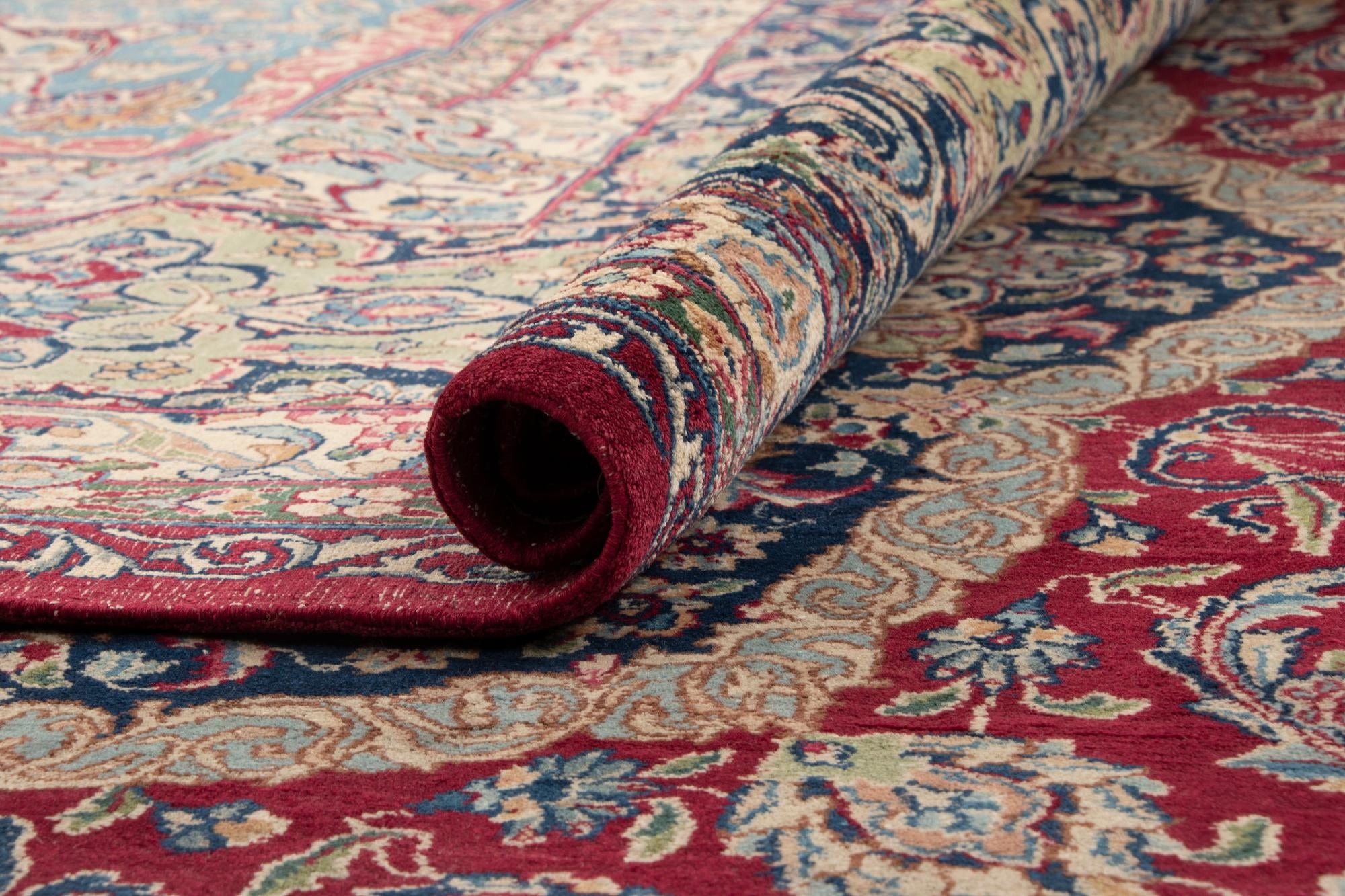 13' 7 x 16' 2 Kerman Wool Rug