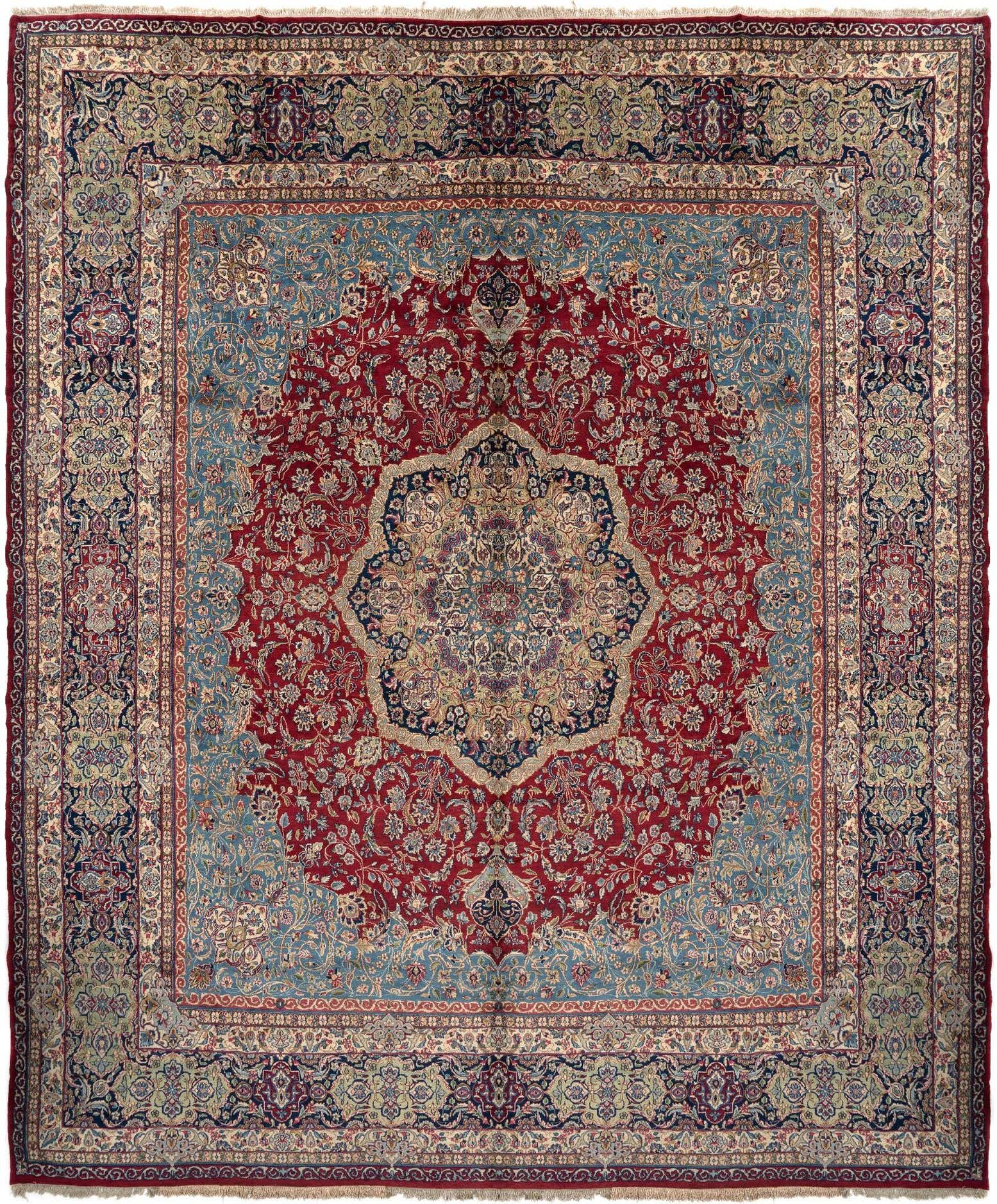 13' 7 x 16' 2 Kerman Wool Rug