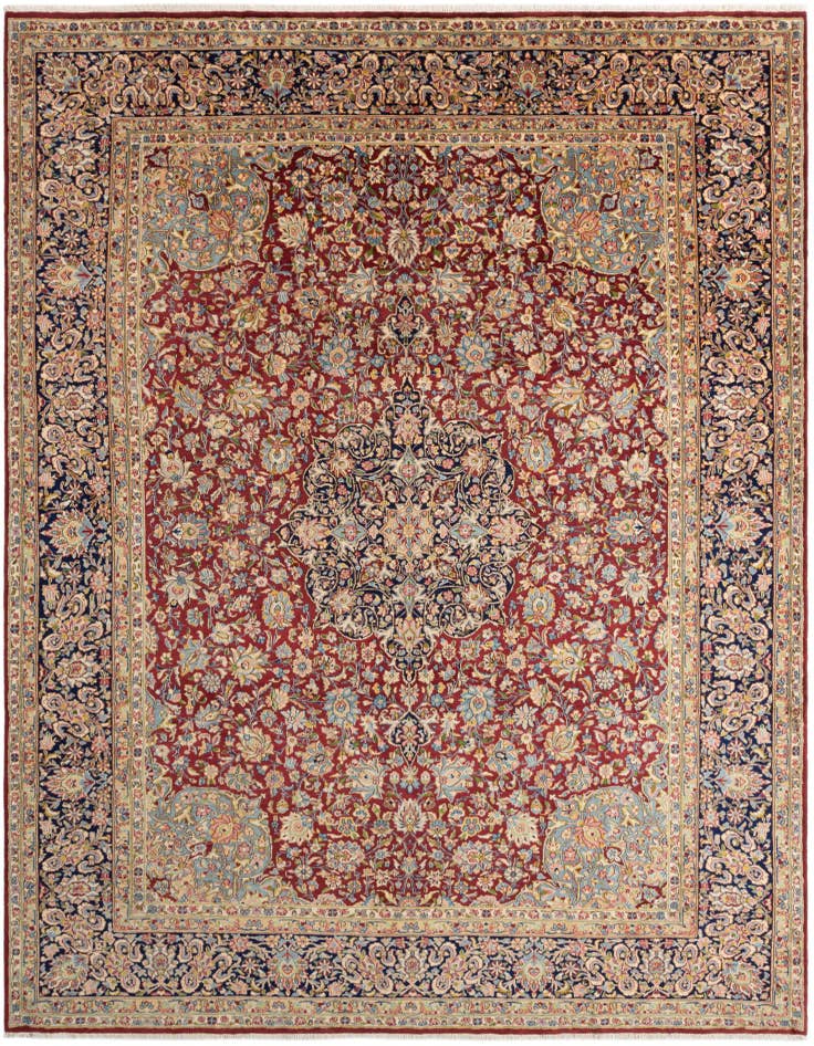Detail image of 9' 8 x 13' Kerman Rug