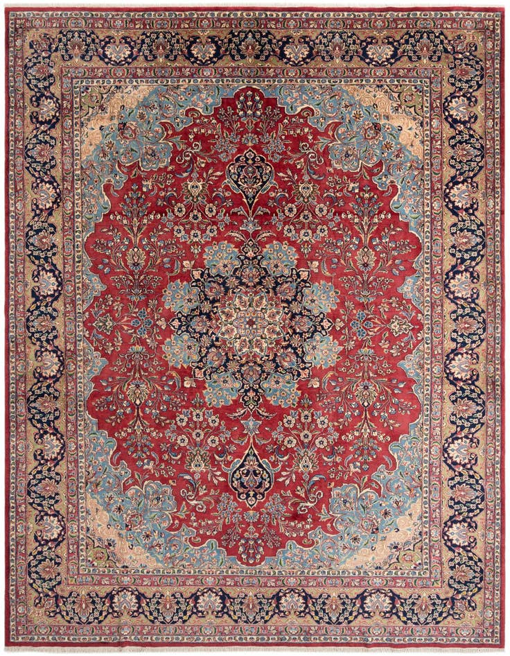 Detail image of 9' 7 x 13' 1 Kerman Rug