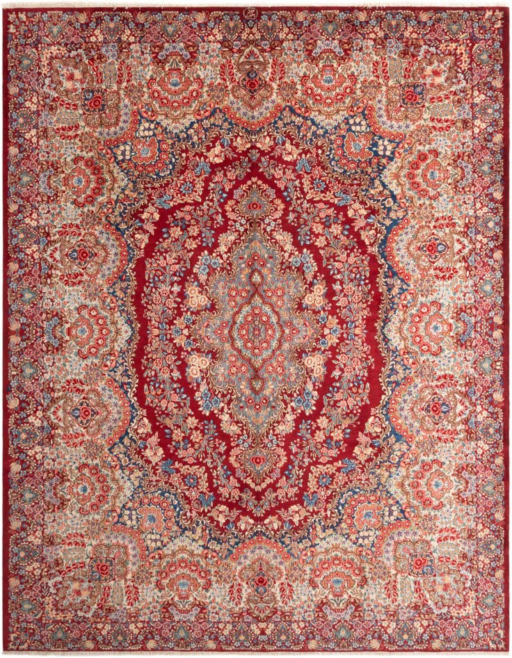 Detail image of 9' 10 x 13' Kerman Rug