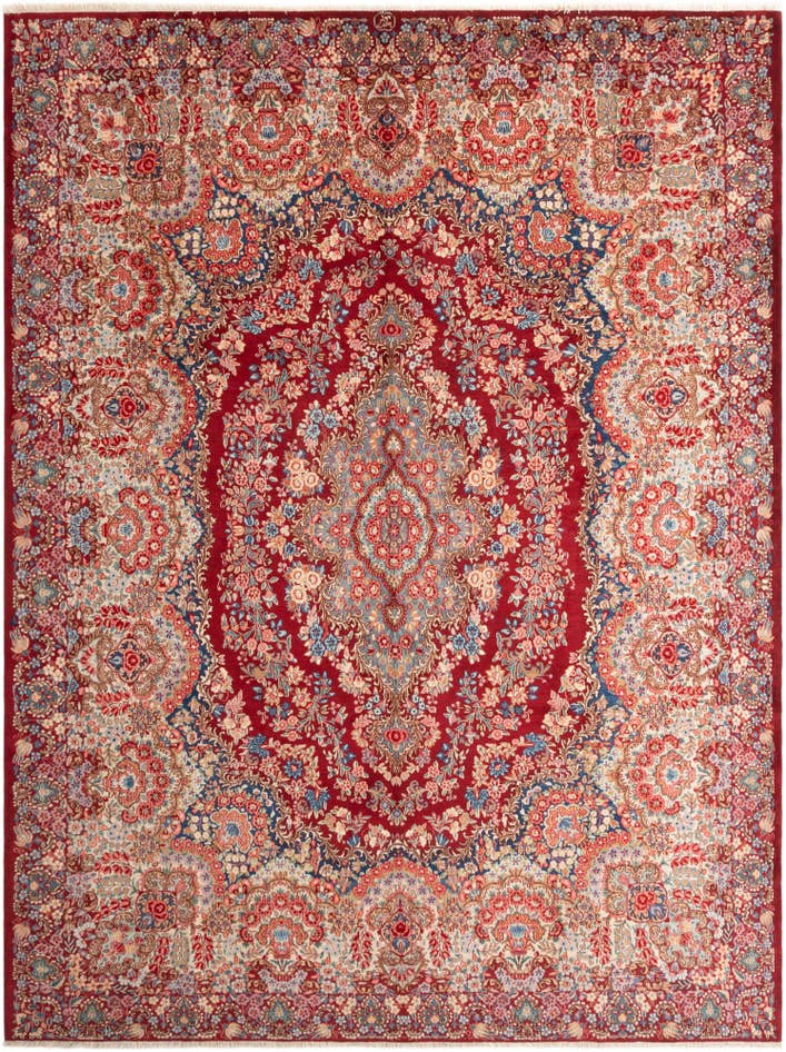 Detail image of 9' 10 x 13' Kerman Rug