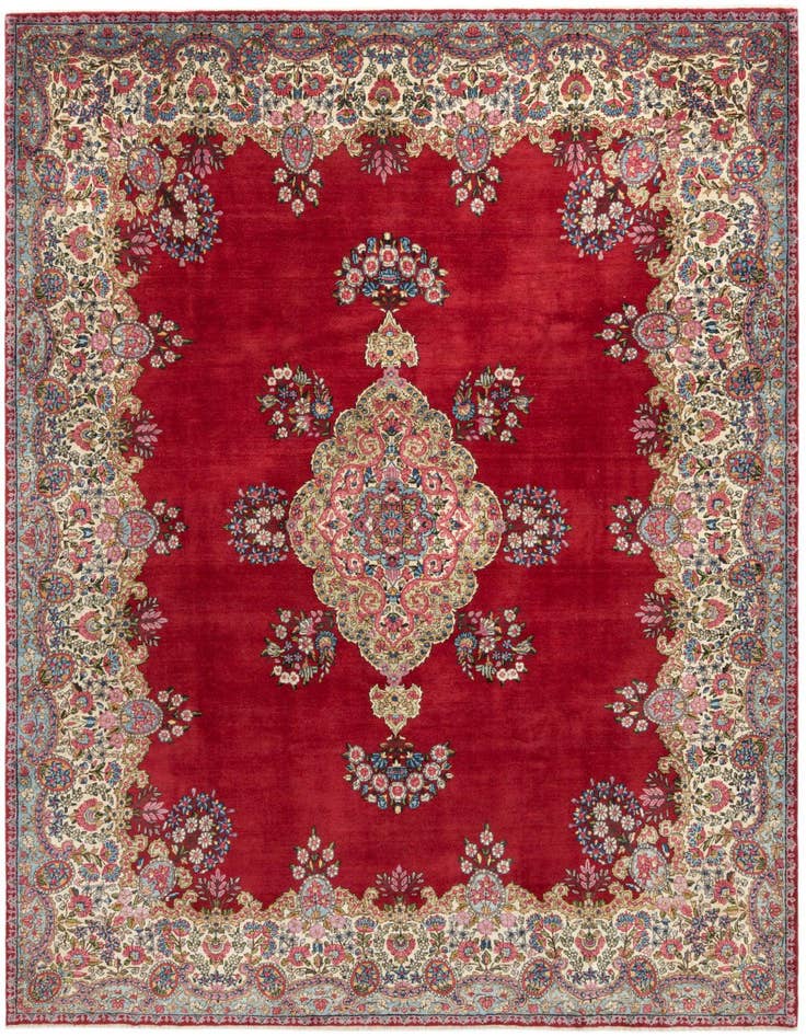 Detail image of 8' 9 x 11' 9 Kerman Rug
