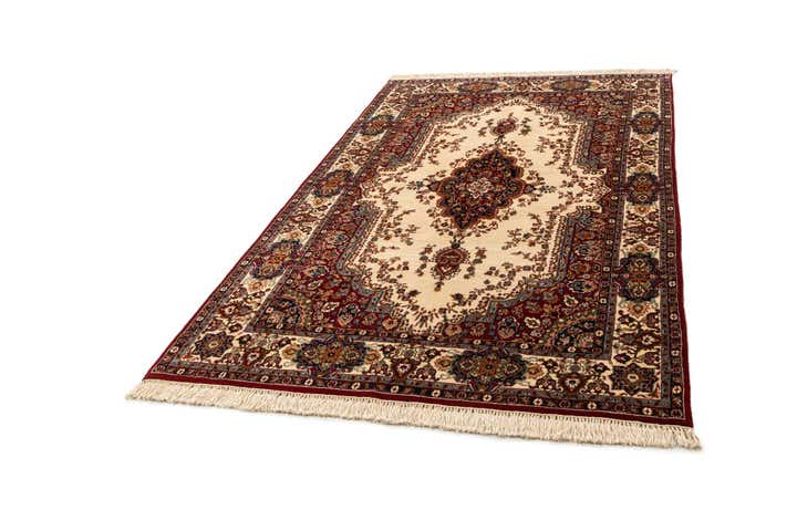 5' 6 x 8' 10 Hand Knotted Kerman Oriental Wool Rug