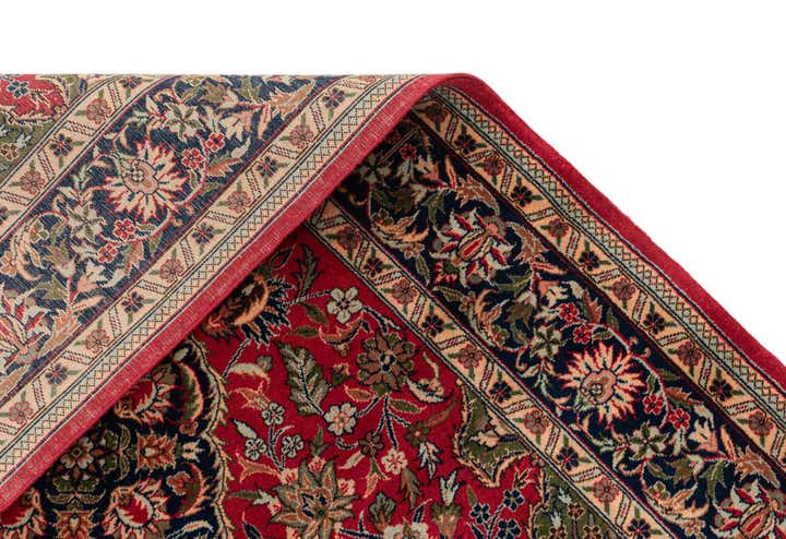 3' 4 x 5' 5 Hand Knotted Kerman Oriental Wool Rug