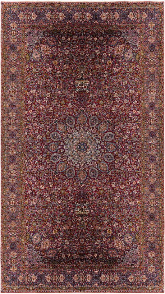 Detail image of 13' 6 x 24' 3 Kerman Rug
