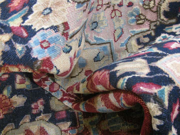 9' 9 x 13' 6 Hand Knotted Kerman Persian Wool Rug