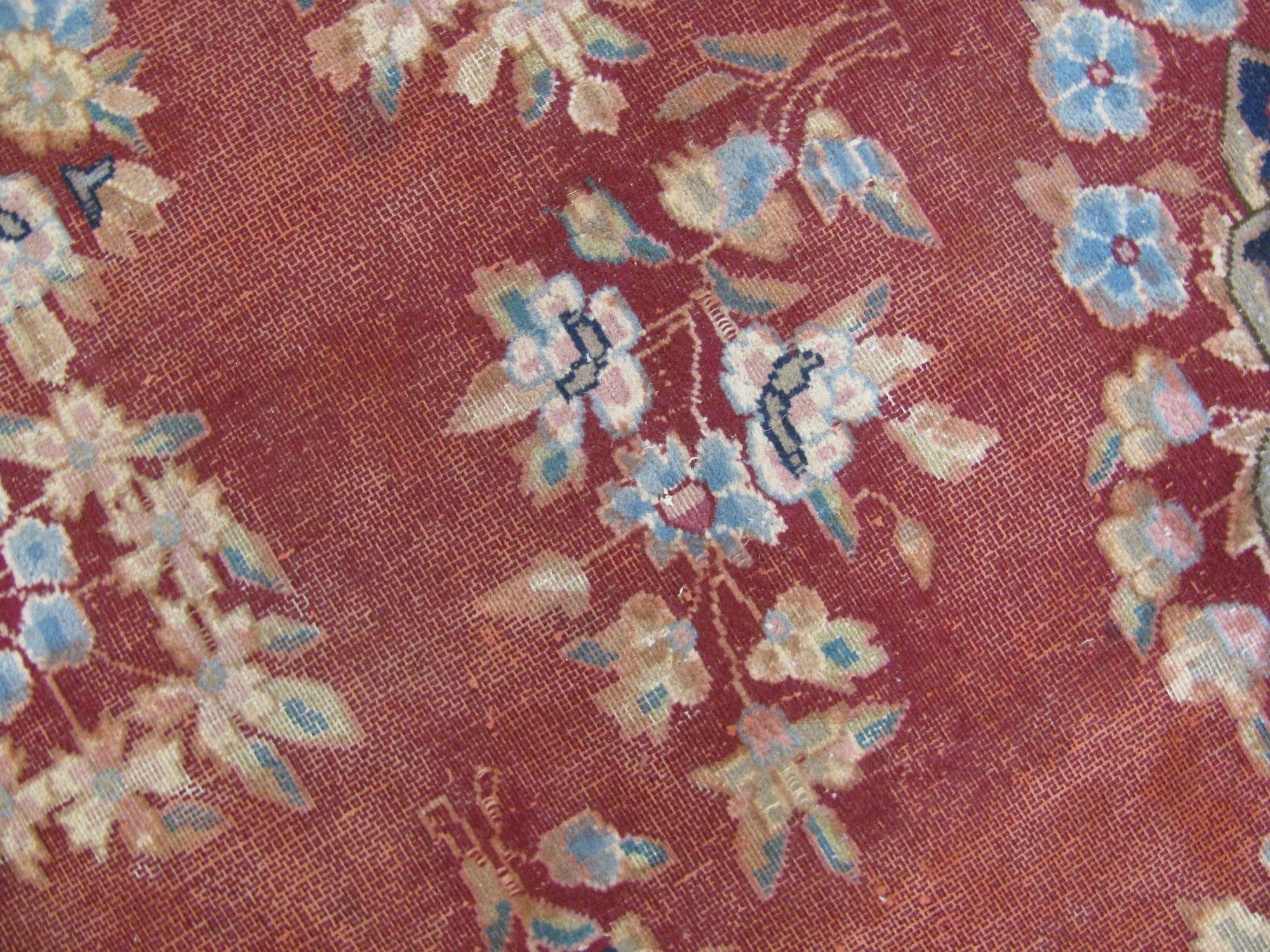 9' 9 x 13' 6 Hand Knotted Kerman Persian Wool Rug