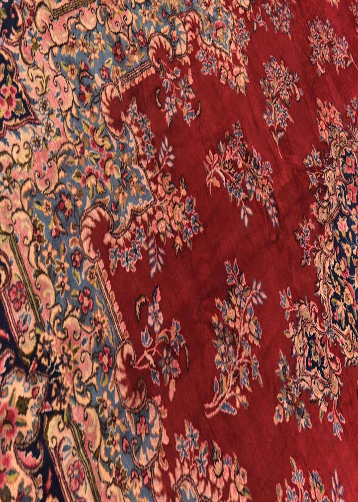 9' 10 x 13' Hand Knotted Kerman Persian Wool Rug