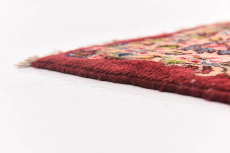 Detail image of 9' 10 x 13' Hand Knotted Kerman Persian Wool Rug