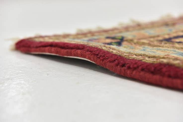 Detail image of 9' 9 x 13' 4 Hand Knotted Kerman Persian Wool Rug