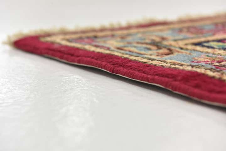 10' x 13' 3 Hand Knotted Kerman Persian Wool Rug