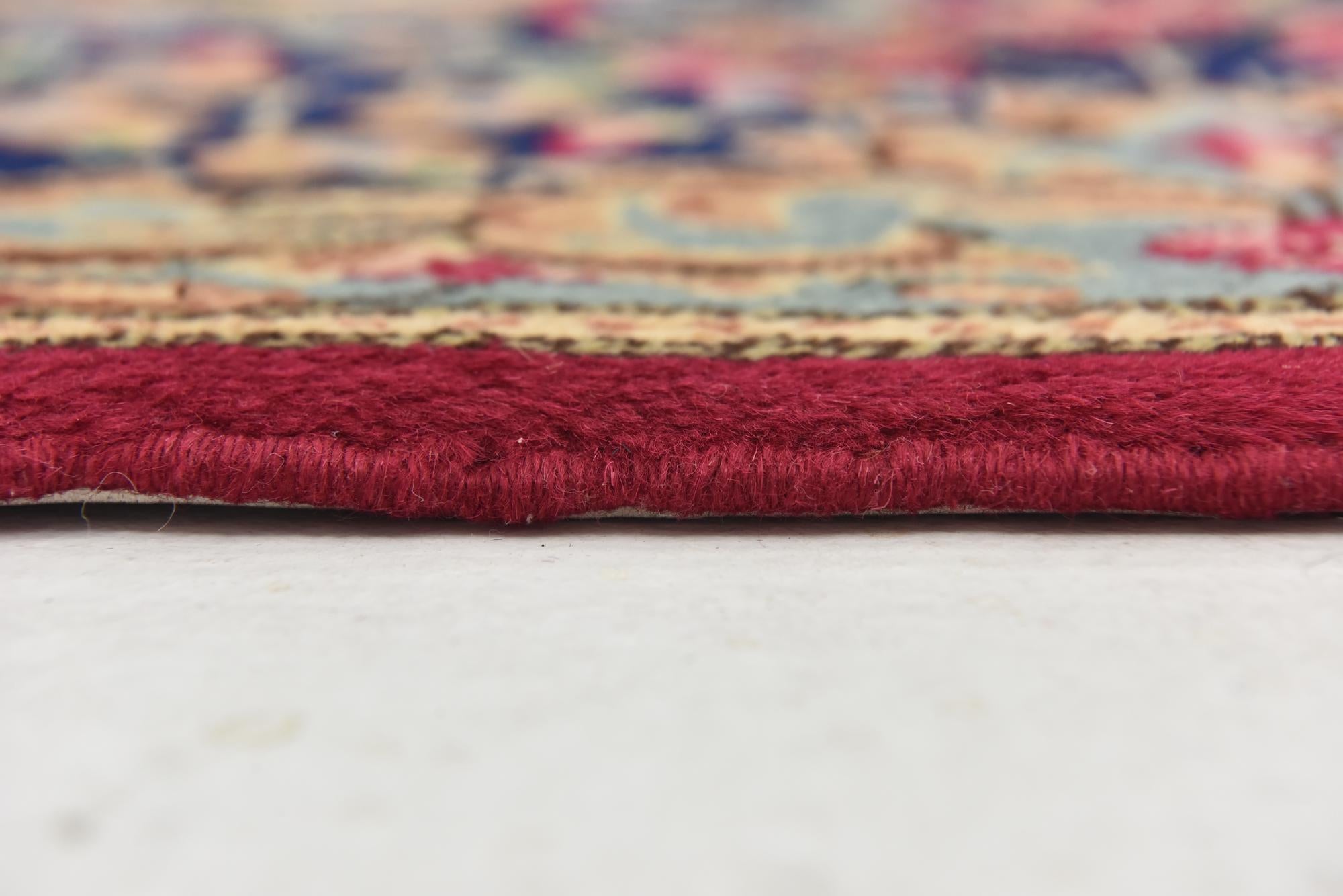 10' x 13' 3 Hand Knotted Kerman Persian Wool Rug