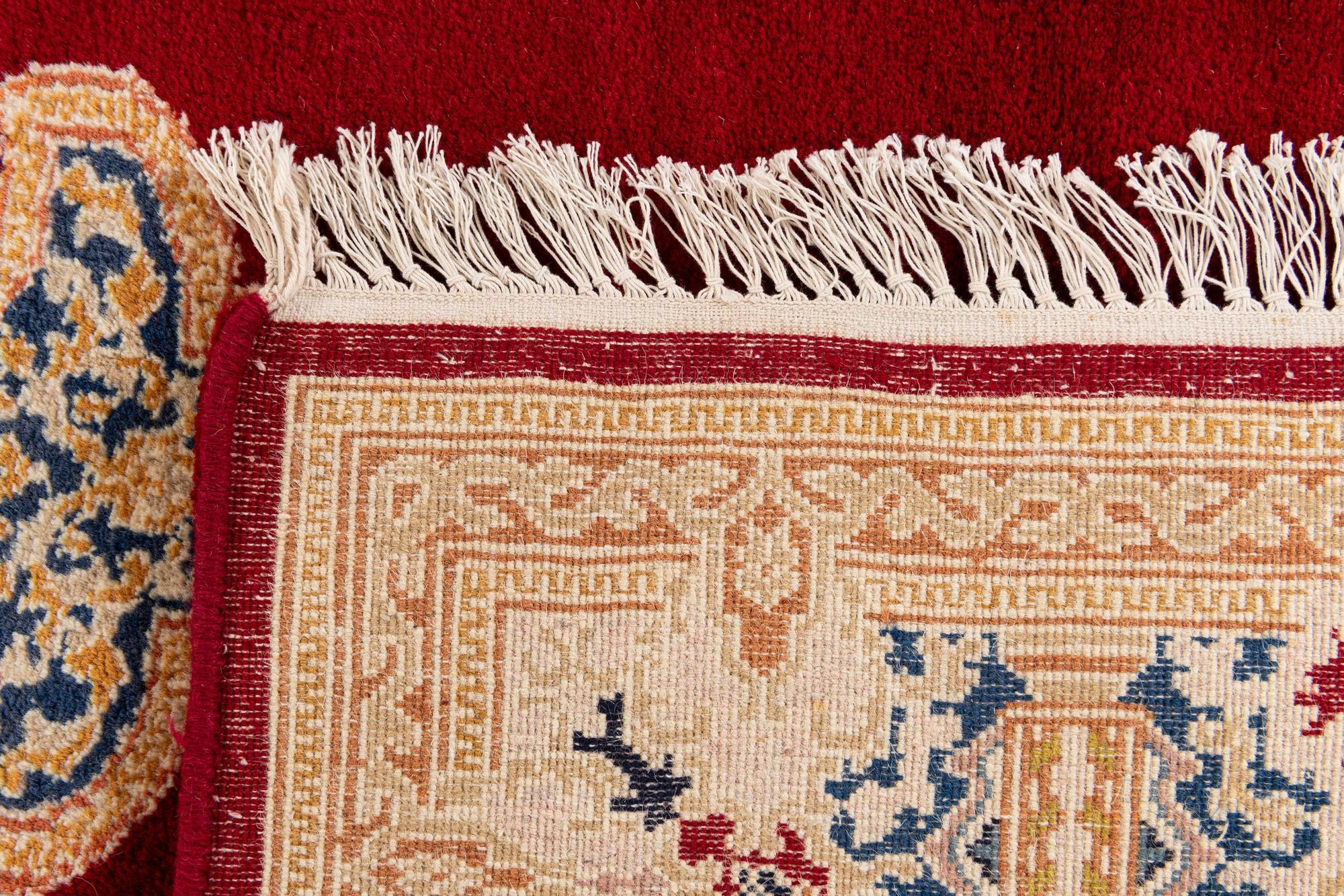 6' 5 x 9' 5 Hand Knotted Kerman Wool Rug