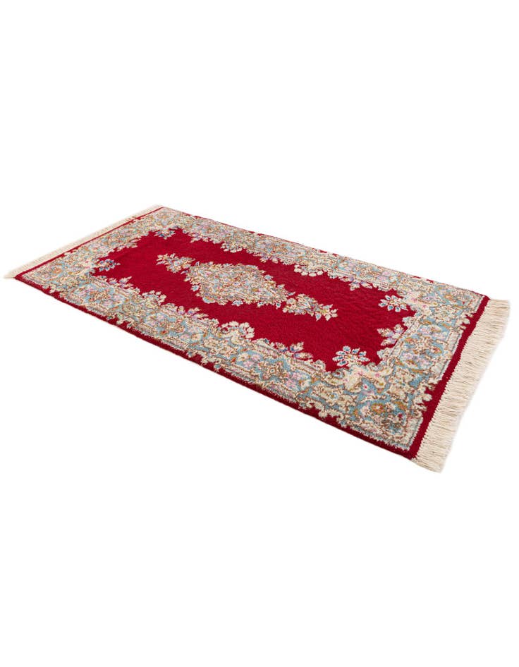 Detail image of 2' 5 x 4' 8 Hand Knotted Kerman Wool Rug