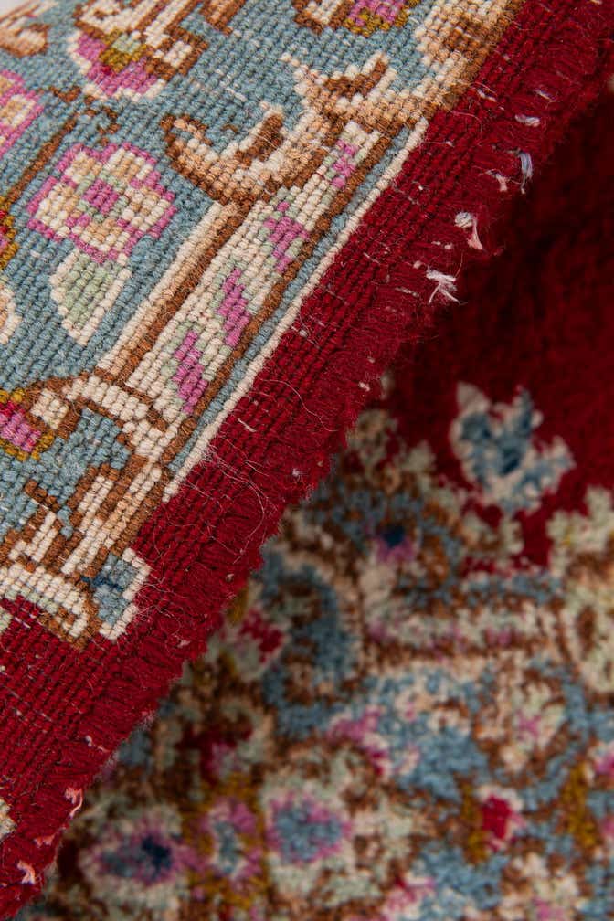 2' 5 x 4' 8 Hand Knotted Kerman Wool Rug