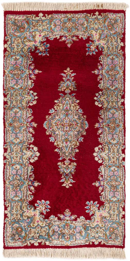 2' 5 x 4' 8 Hand Knotted Kerman Wool Rug