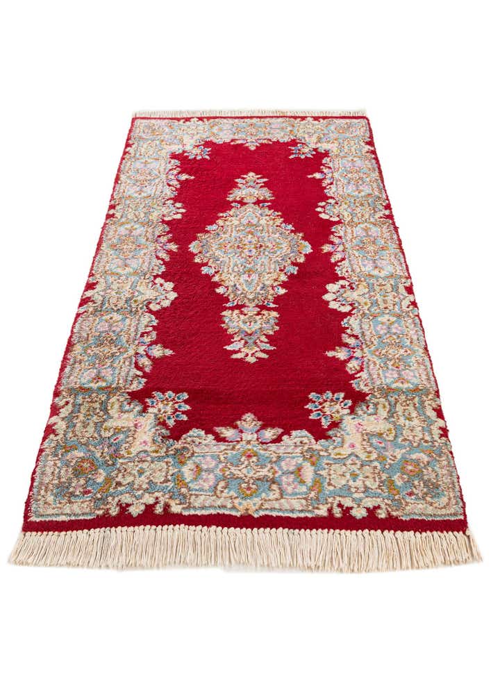2' 6 x 4' 9 Hand Knotted Kerman Oriental Wool Rug
