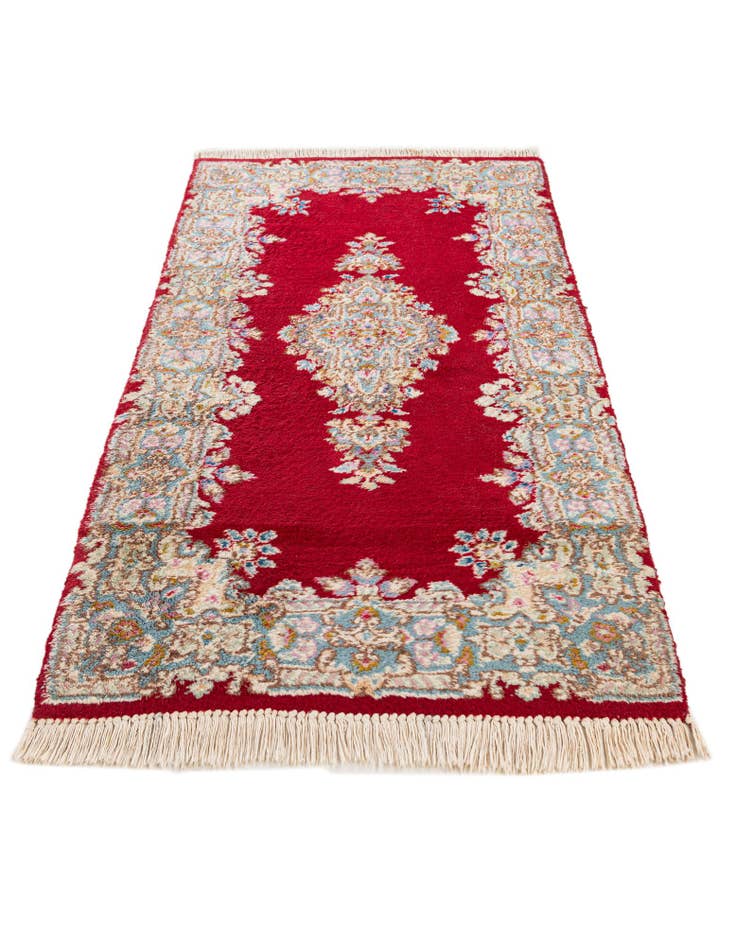 Detail image of 2' 6 x 4' 9 Hand Knotted Kerman Oriental Wool Rug