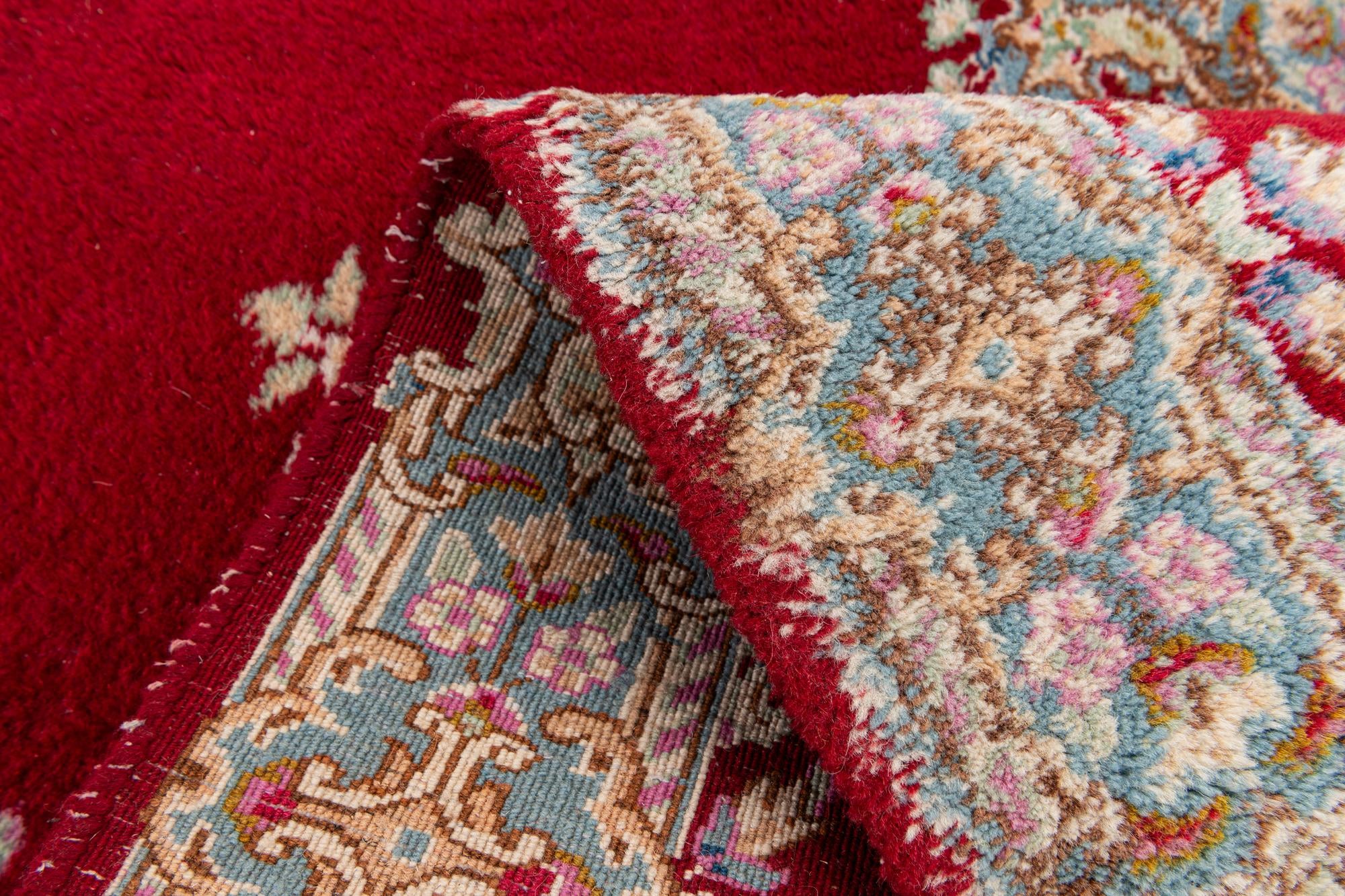 2' 6 x 4' 9 Hand Knotted Kerman Oriental Wool Rug