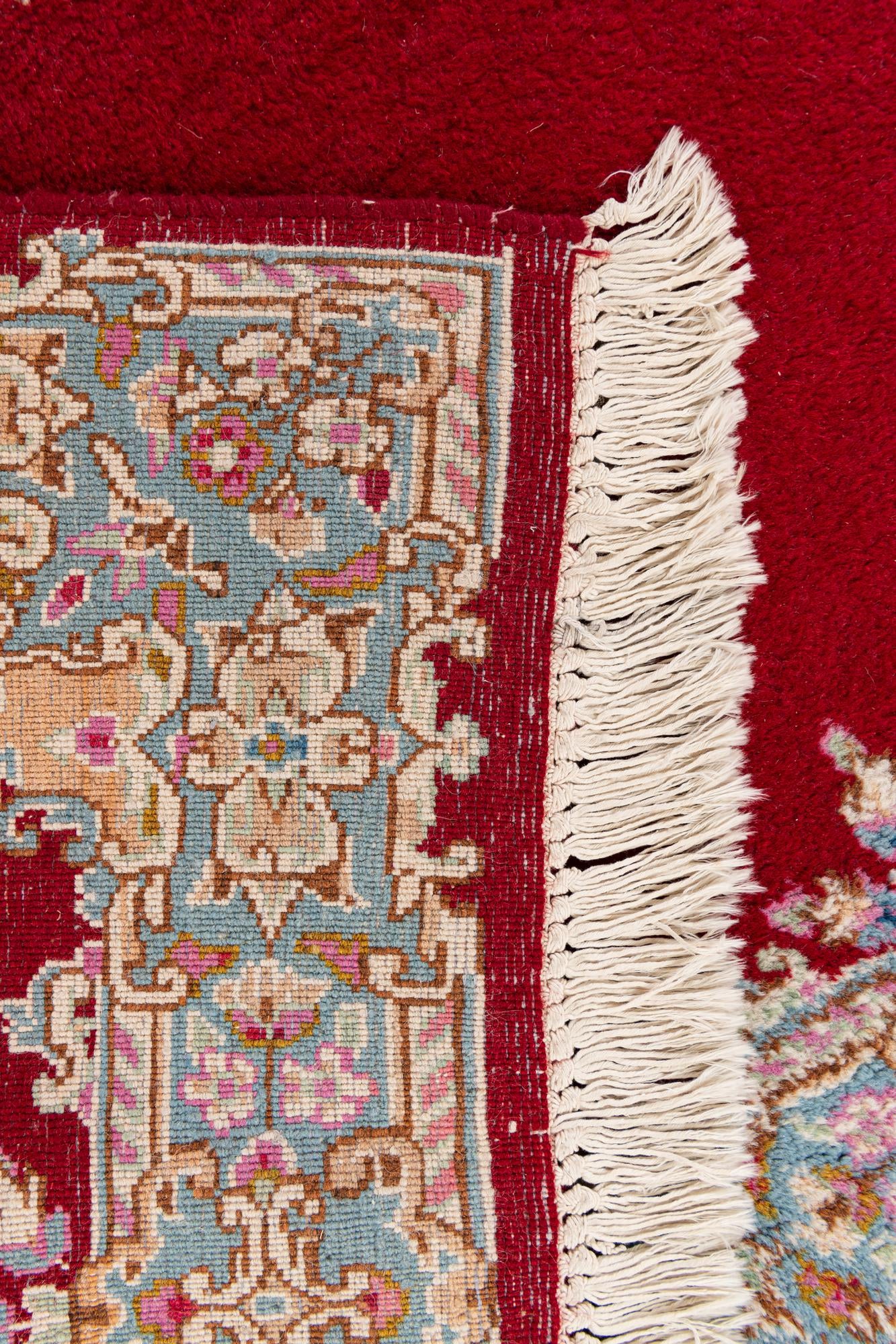2' 6 x 4' 9 Hand Knotted Kerman Oriental Wool Rug