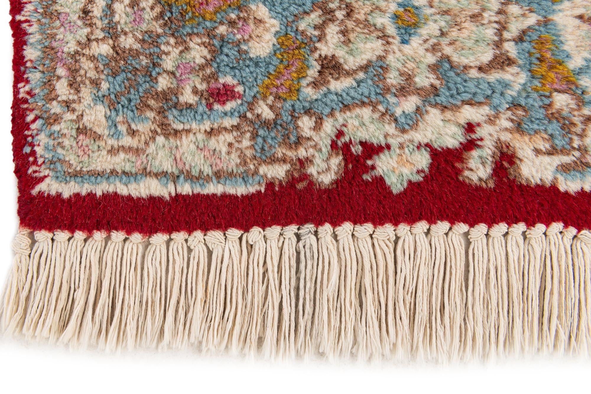 2' 6 x 4' 9 Hand Knotted Kerman Oriental Wool Rug