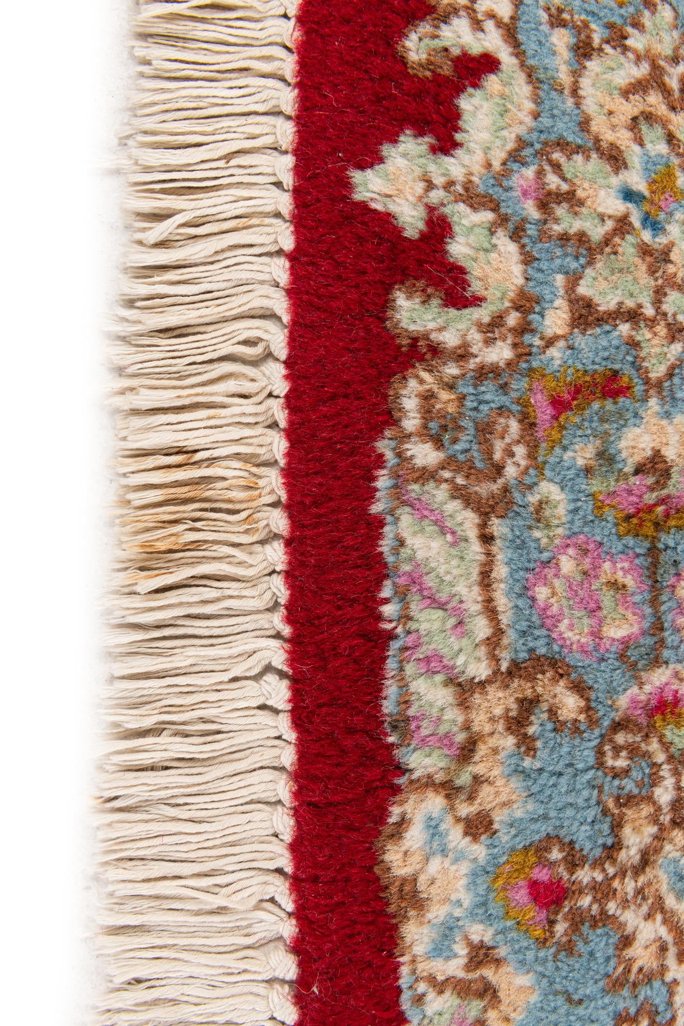 2' 6 x 4' 9 Hand Knotted Kerman Oriental Wool Rug