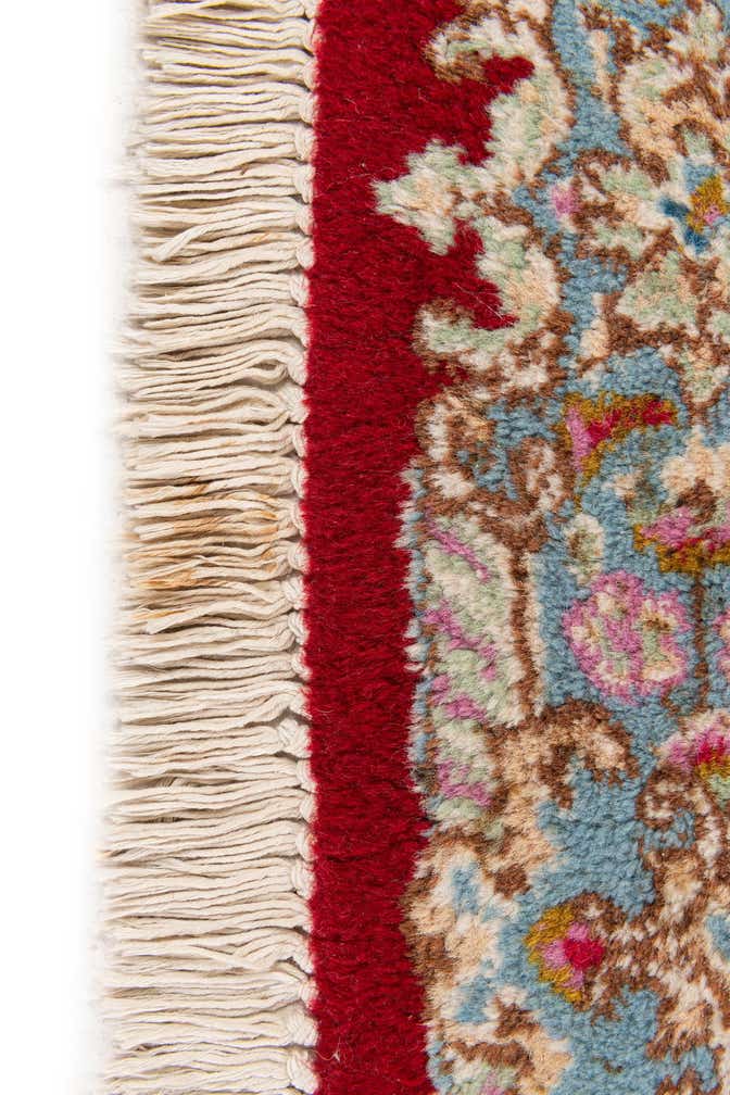 2' 6 x 4' 9 Hand Knotted Kerman Oriental Wool Rug