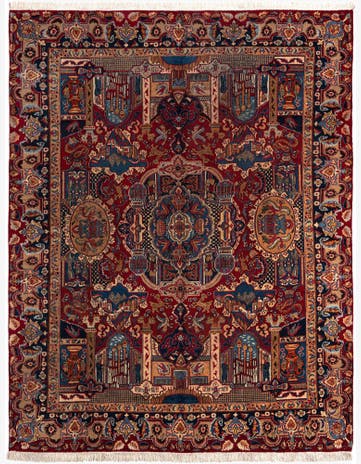 9' 9 x 12' 6 Kerman Wool Rug