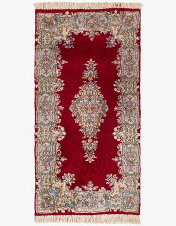 2' 5 x 4' 8 Hand Knotted Kerman Wool Rug