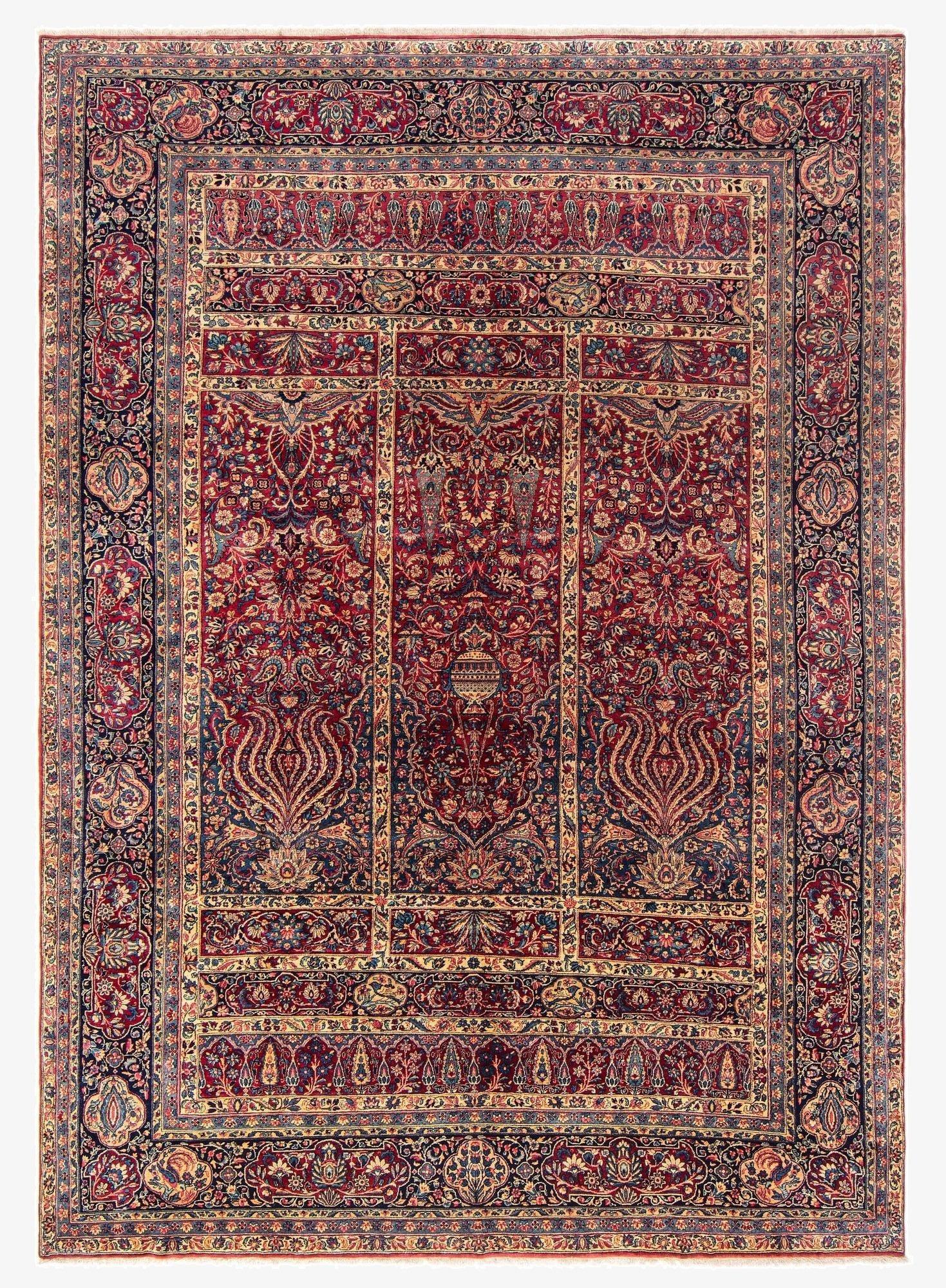 9' 11 x 14' 2 Kerman Wool Rug