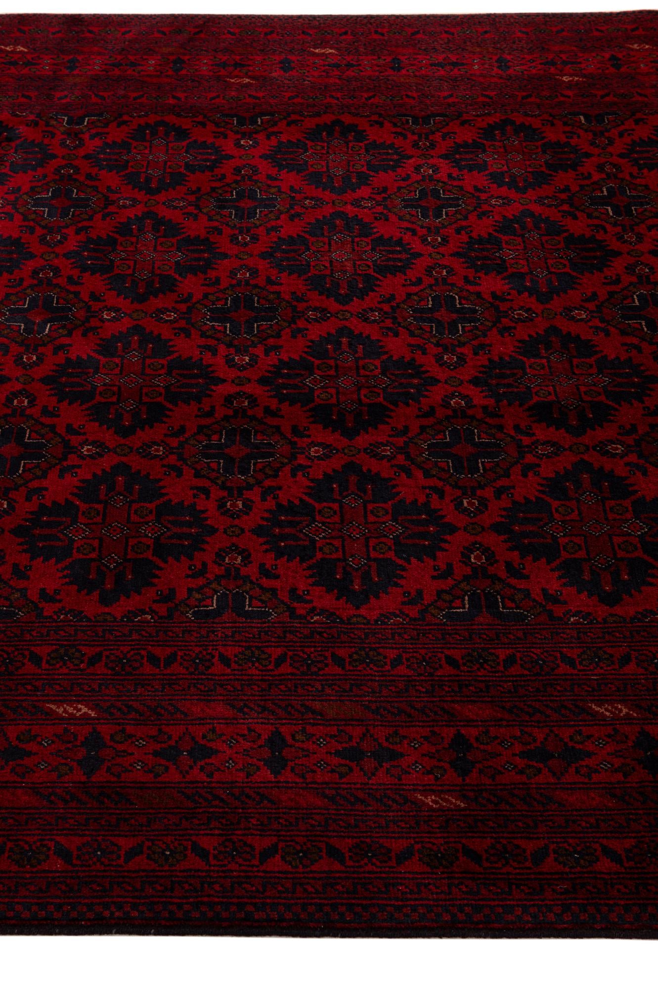 6' 4 x 9' 7 Hand Knotted Khal Mohammadi Wool Rug
