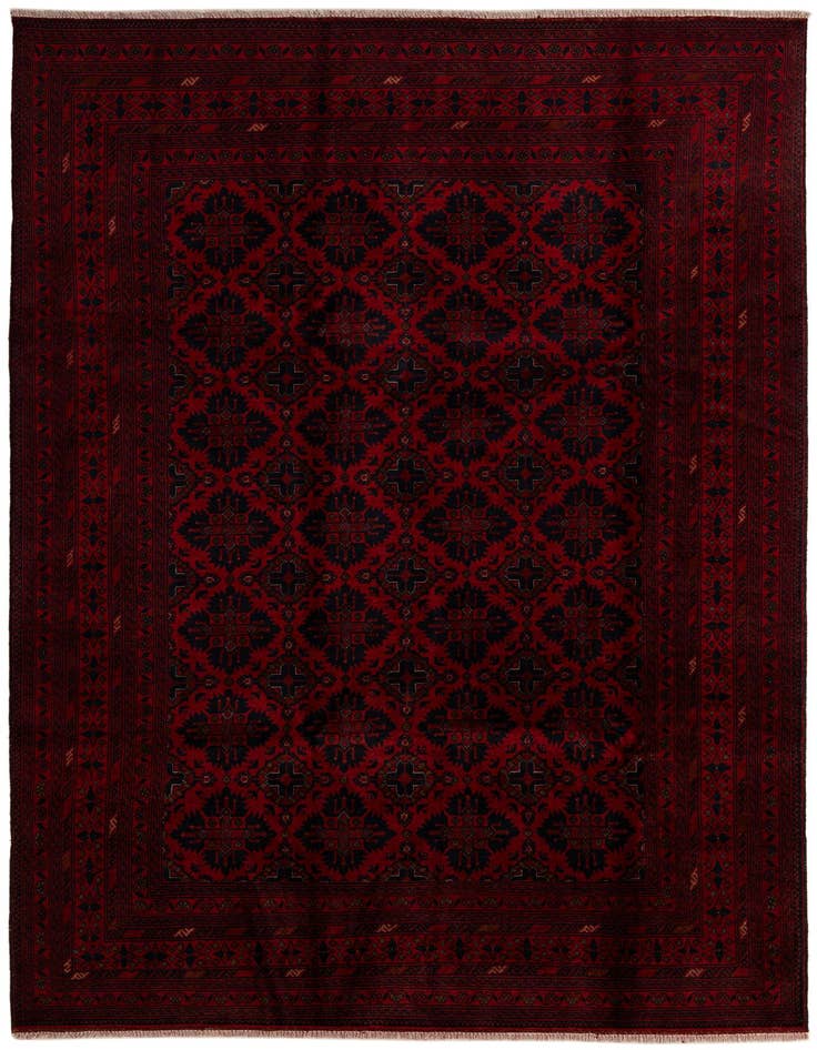 Detail image of 6' 4 x 9' 7 Hand Knotted Khal Mohammadi Wool Rug