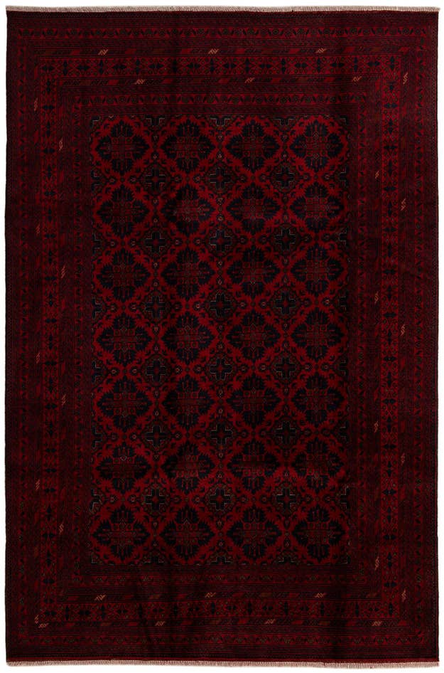 Detail image of 6' 4 x 9' 7 Hand Knotted Khal Mohammadi Wool Rug