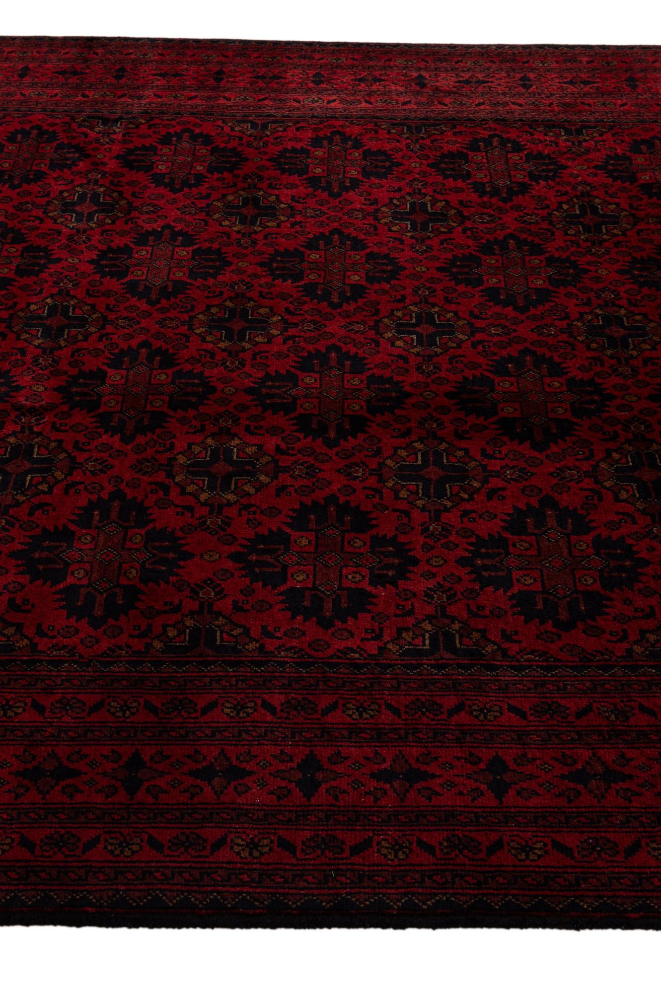 6' 7 x 9' 11 Hand Knotted Khal Mohammadi Wool Rug