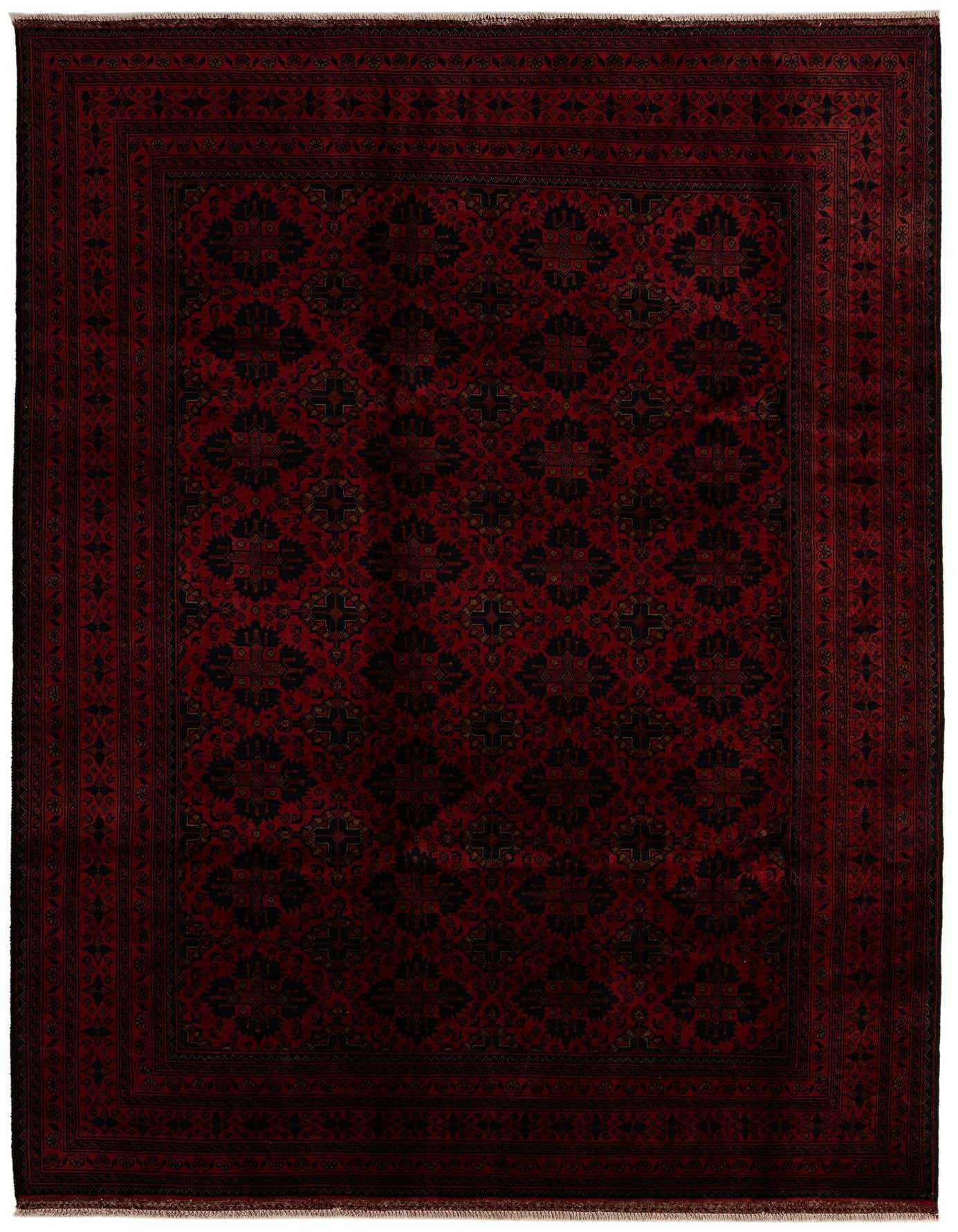 6' 7 x 9' 11 Hand Knotted Khal Mohammadi Wool Rug
