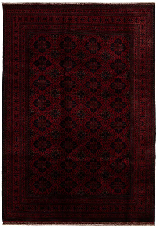 Detail image of 6' 7 x 9' 11 Hand Knotted Khal Mohammadi Wool Rug