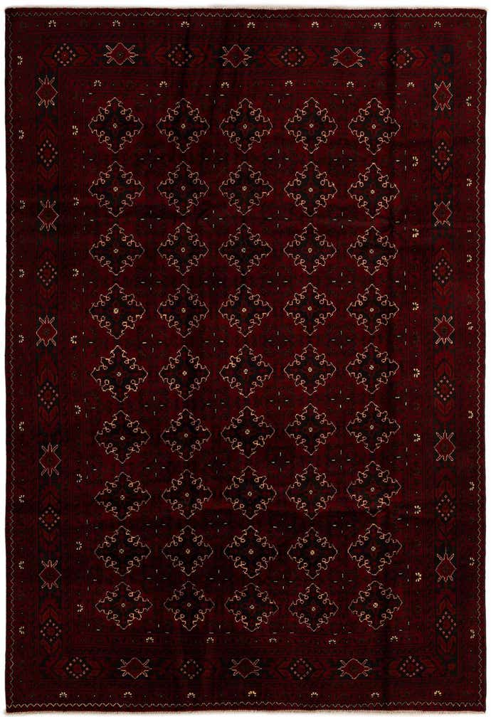 6' 6 x 9' 5 Hand Knotted Khal Mohammadi Wool Rug