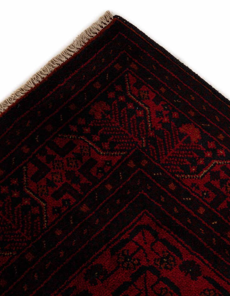 Detail image of 6' 4 x 9' 9  Hand Knotted Khal Mohammadi Wool Rug