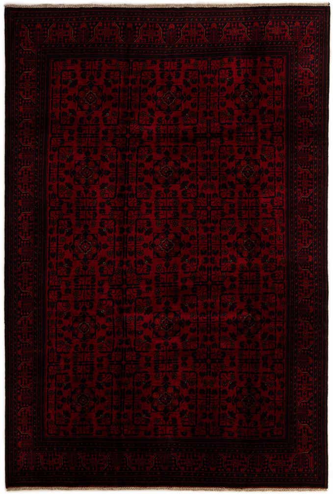 6' 4 x 9' 9 Hand Knotted Khal Mohammadi Wool Rug