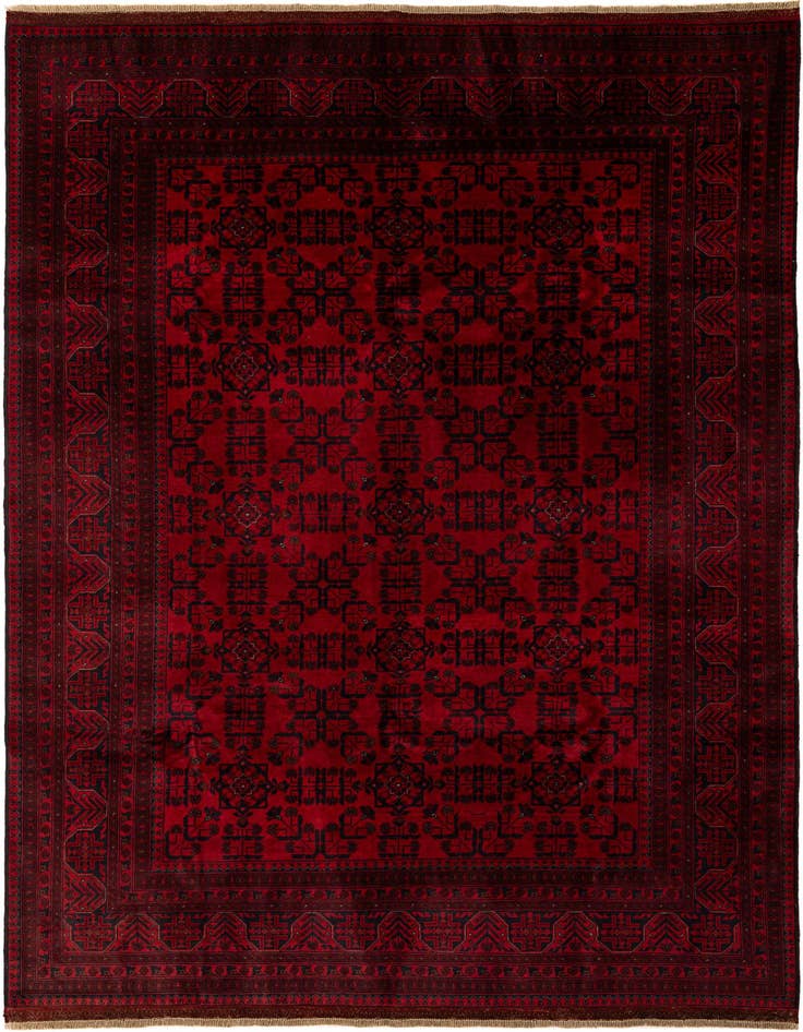 Detail image of 6' 7 x 9' 6 Khal Mohammadi Wool Rug