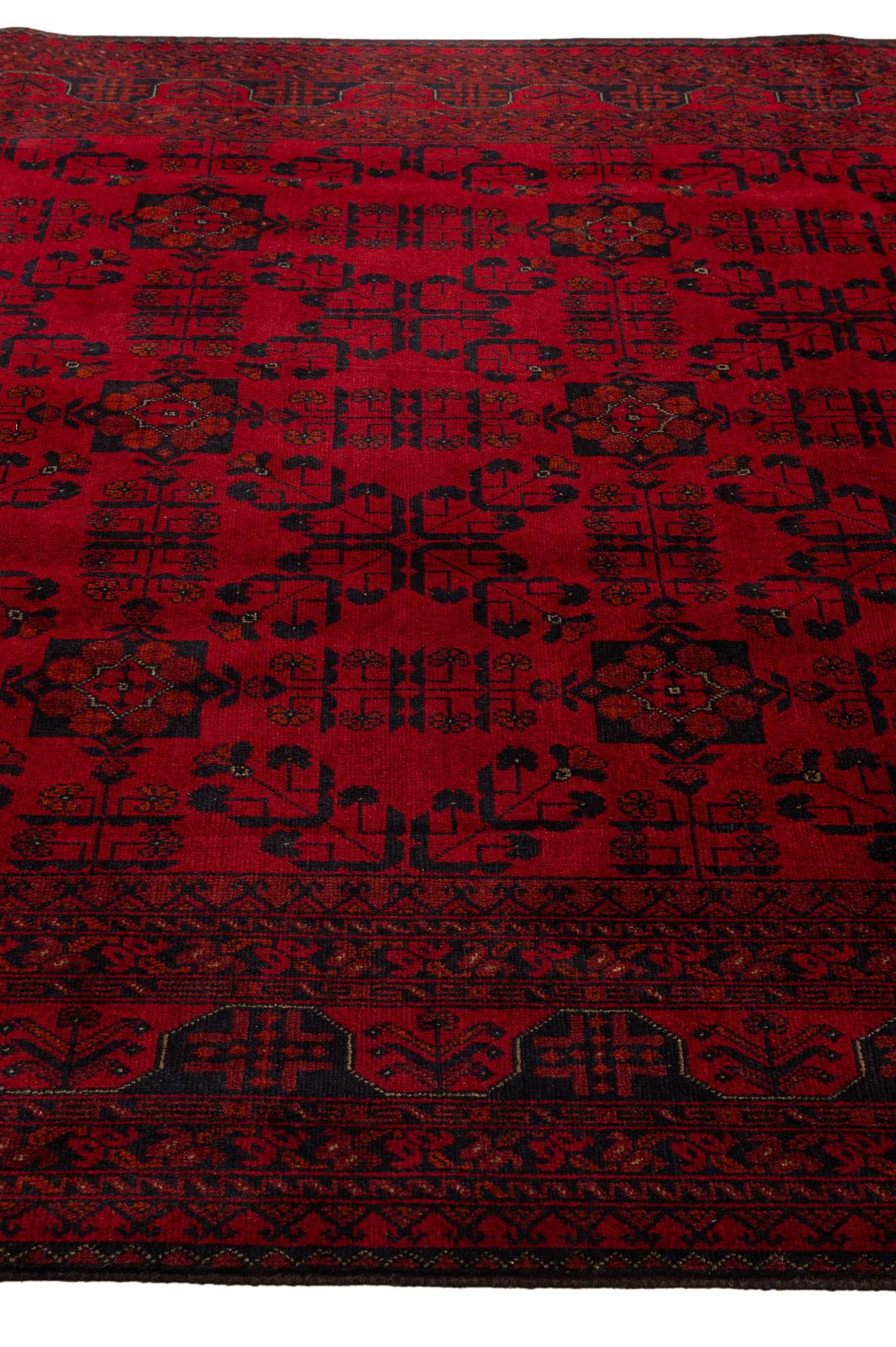 6' 7 x 9' 9 Hand Knotted Khal Mohammadi Wool Rug
