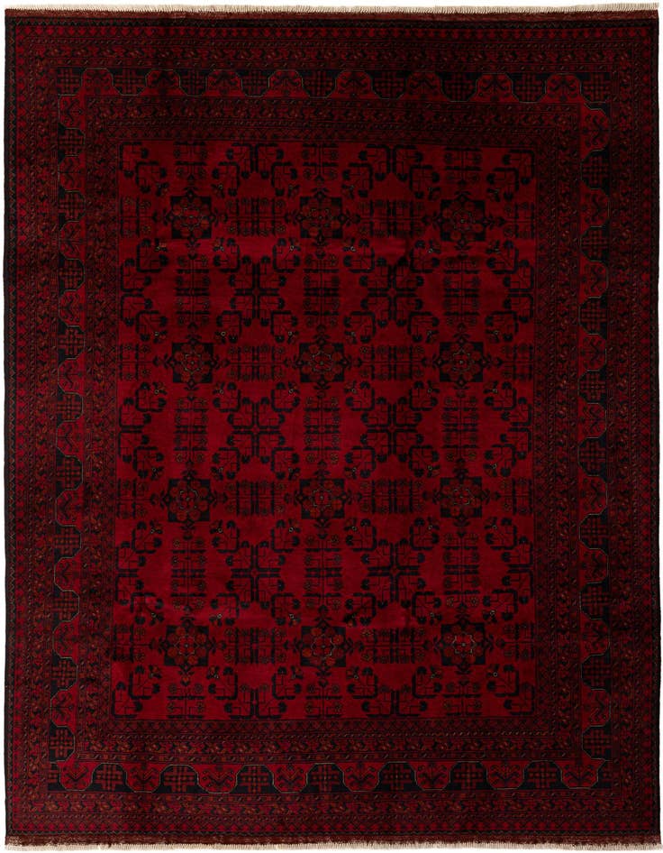 Detail image of 6' 7 x 9' 9 Hand Knotted Khal Mohammadi Wool Rug