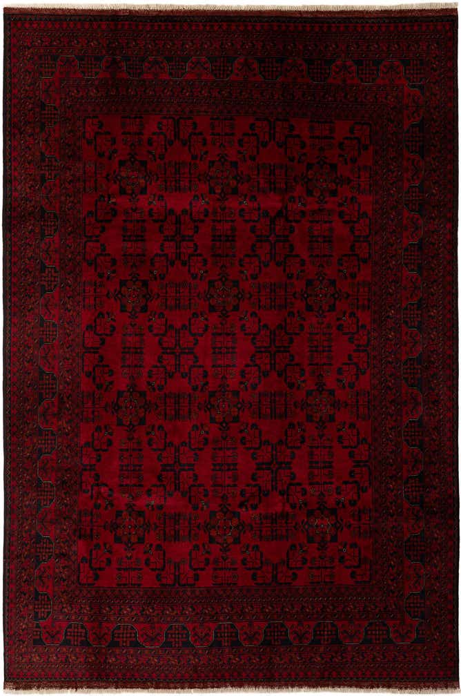 6' 7 x 9' 9 Hand Knotted Khal Mohammadi Wool Rug