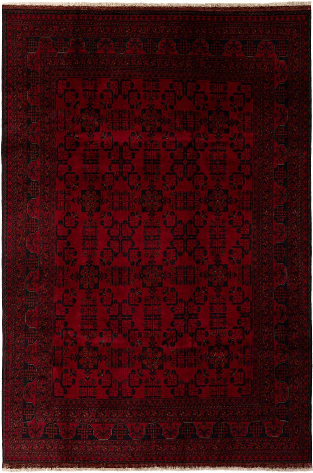 Detail image of 6' 7 x 9' 9 Hand Knotted Khal Mohammadi Wool Rug