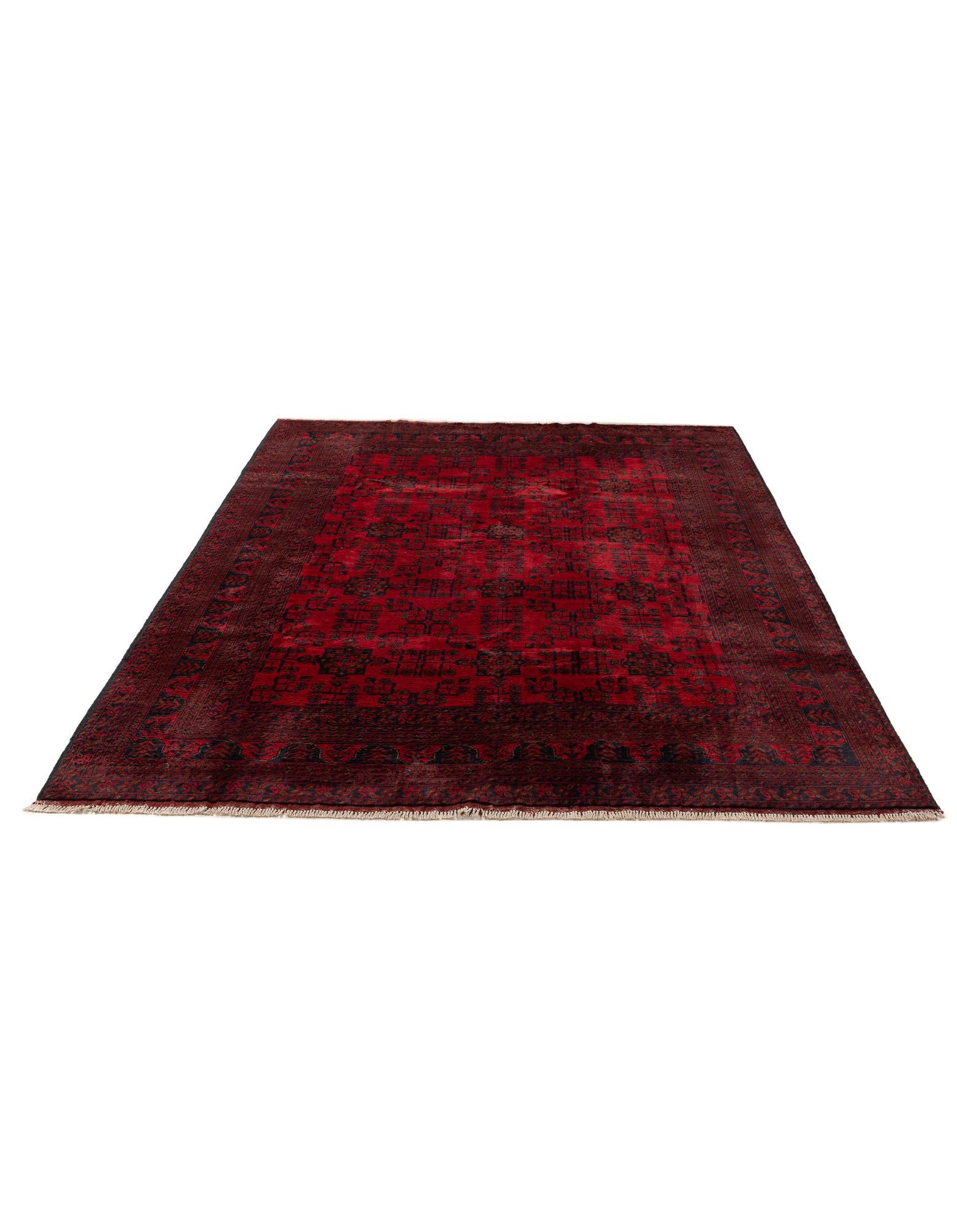 6' 7 x 9' 8 Hand Knotted Khal Mohammadi Wool Rug