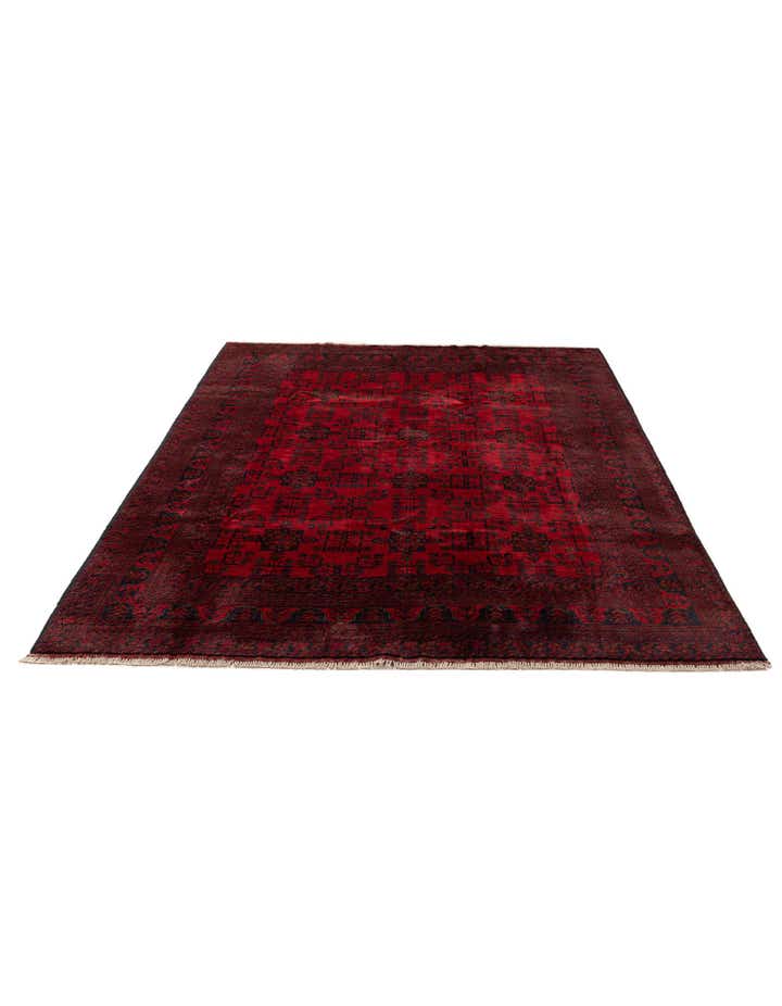 6' 7 x 9' 8 Hand Knotted Khal Mohammadi Wool Rug